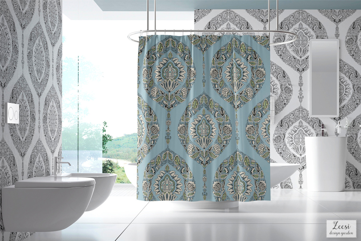 Mahika Damask Pattern & Motifs, a Pattern Graphic by Zeesi Design Garden (Photo 4 of 11)