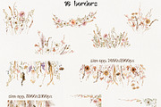 Watercolor Wildflowers Collection, a Decorative Illustration by TanyaOak (Thumbnail 4 of 12)