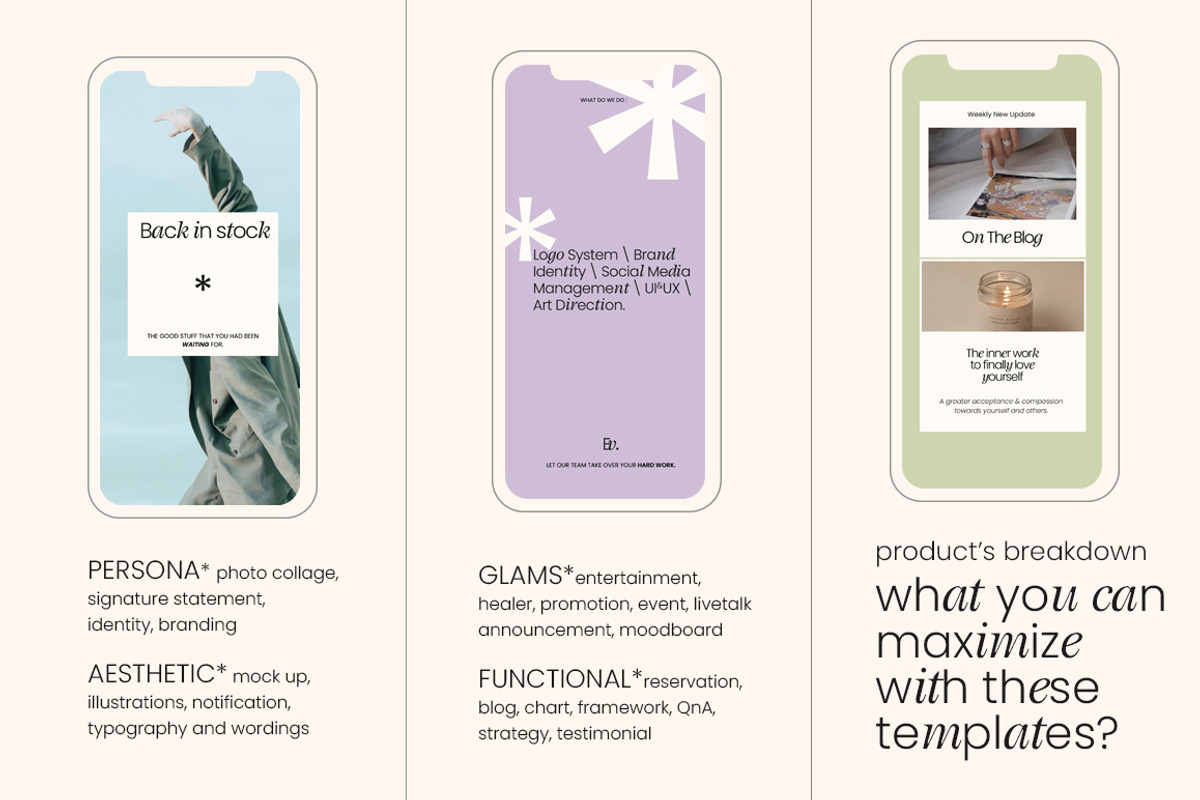 MIEL / Social Media Pack, a Social Media Template by Eviory (Photo 4 of 28)