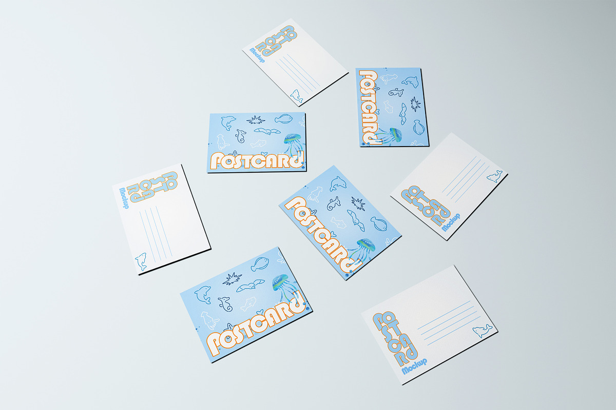 Postcard / Greeting Card Mockups, a Mockup by Defa Visual (Photo 11 of 13)