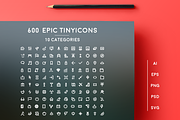 600 Epic Tiny Icons, an Icon by EpicShop (Thumbnail 1 of 3)