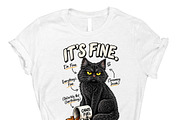 It's Fine Everything's Fine PNG, an Object Graphic by Star Graphic Design (Thumbnail 9 of 12)