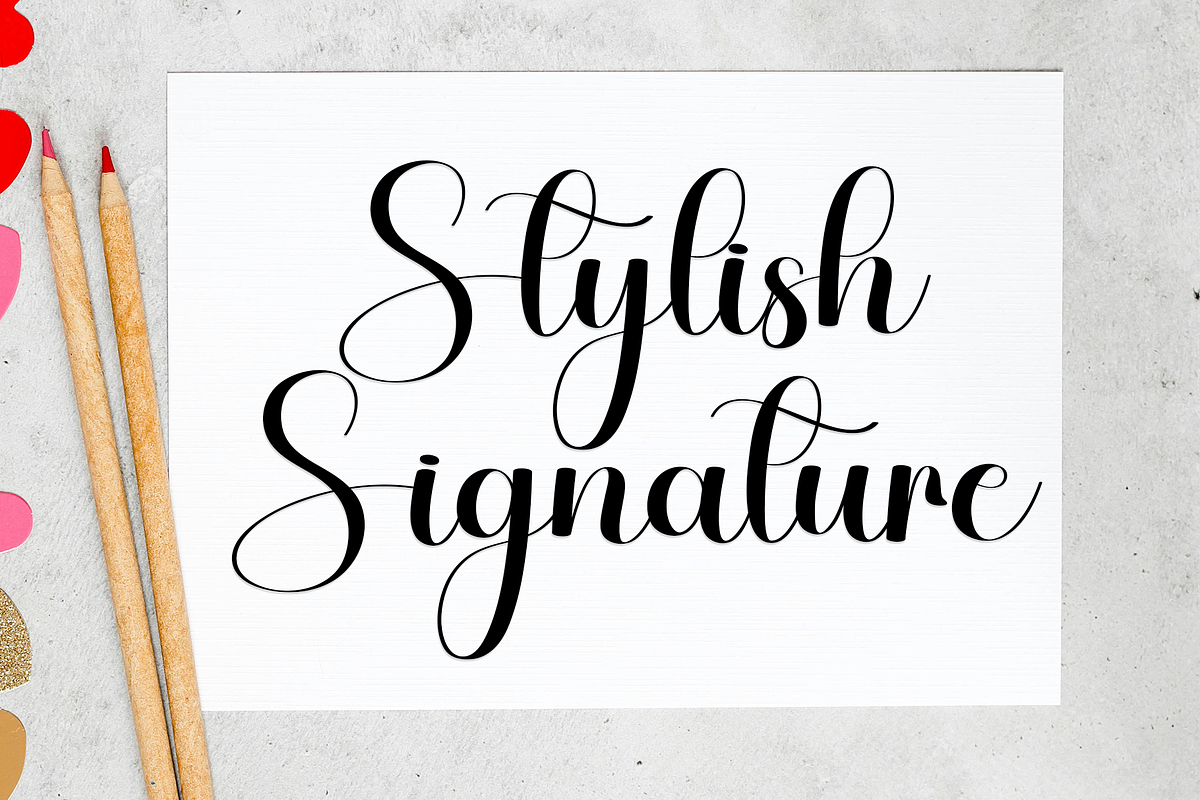 01 Alphabet Signature, a Handwritten Font by InermediaSTUDIO (Photo 3 of 8)