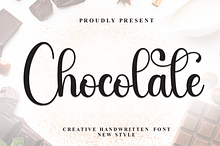 Chocolate | Script Font