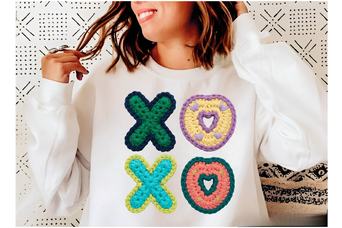 XOXO Knit Png, Xoxo Yarn PNG,, an Illustration by Designking (Photo 3 of 6)
