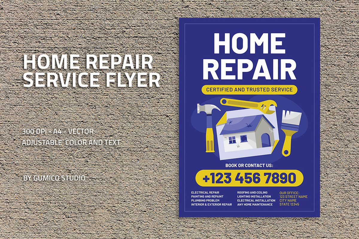 Home Repair Service Flyer
