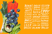 Healthy Food Illustration Set, a Food Illustration by Anny (Thumbnail 2 of 8)