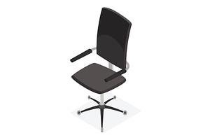 Isometric interior furniture, icon, an Object Illustration by the8monkey