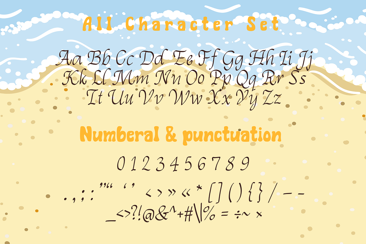 Retro Beach is a retro groovy font, a Sans Serif Font by Brown Cupple (Photo 6 of 7)