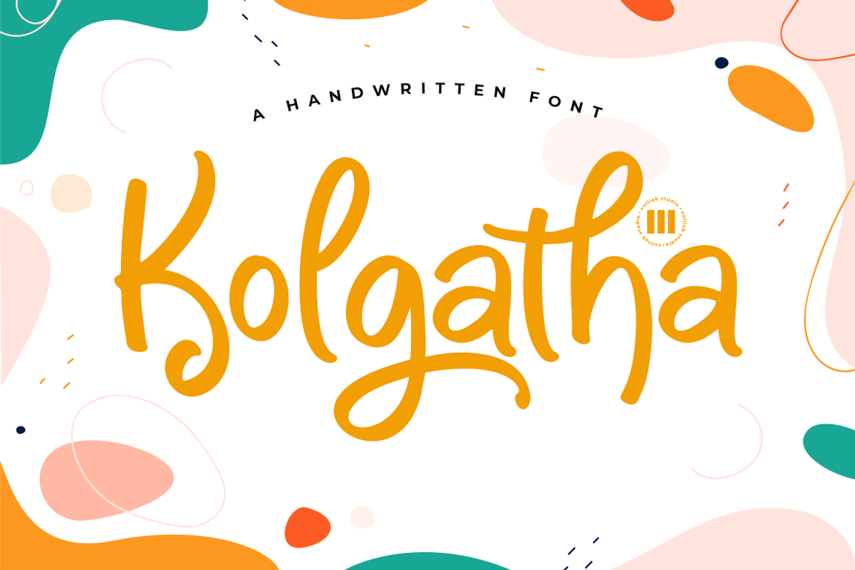 Kolgatha | A Handwritten Font, a Script Font by Colllab Studio (Photo 1 of 18)