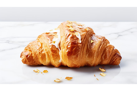 bakery gold croissan food ai, a Background Photo by pikepicture