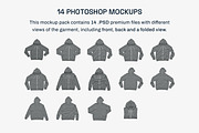 Bella Canvas Mens Zip Hoodie Mockups, a Hoody Mockup by GraphicHero (Thumbnail 2 of 9)