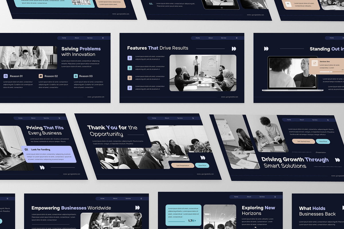 Business Selling Keynote Template preview 4
