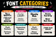 Trendy Mega Bundle Font, a Sans Serif Font by Wow Magic (Thumbnail 4 of 10)