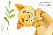 Watercolor Cats ClipArt, an Animal Illustration by OllyKo Art (Thumbnail 5 of 6)