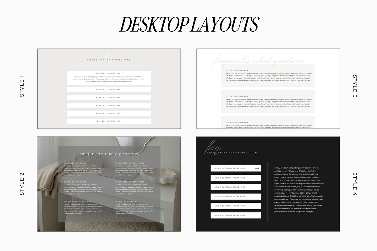 FAQ Showit Add On Templates, a Websites & App Template by Blush Created (Photo 6 of 10)