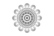 Modern Black and White Mandala Pack, a Decorative Illustration by NJ Himel (Thumbnail 23 of 101)