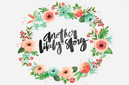 Custom Floral Wreath