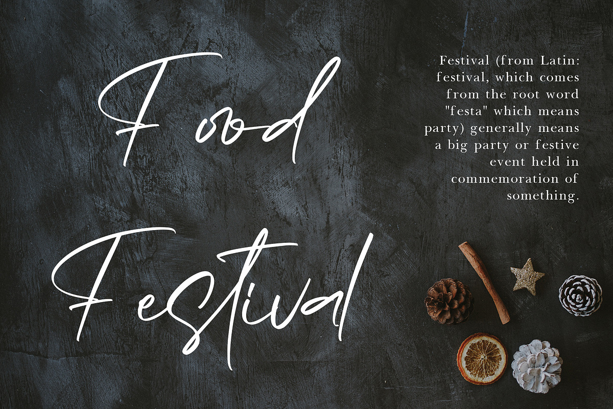 Family Prosperity, a Handwritten Font by HATFSTUDIO (Photo 4 of 8)