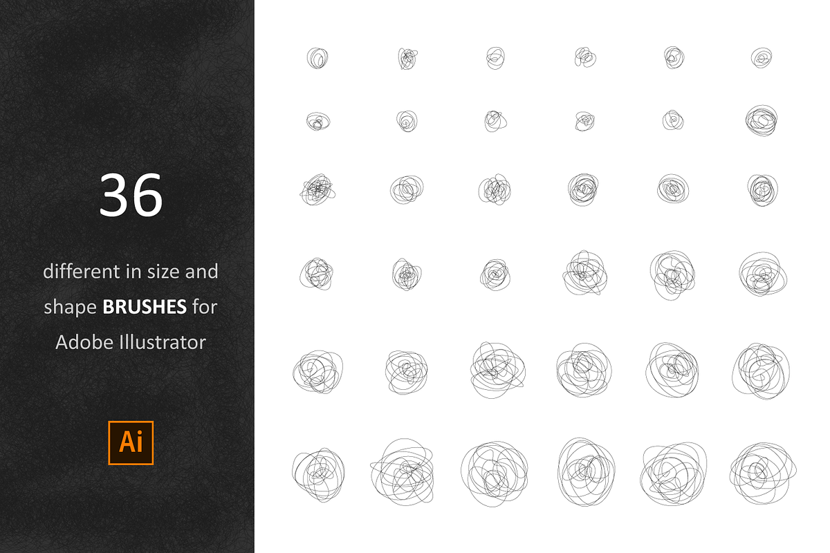 Tangle Brushes for Adobe Illustrator preview 3