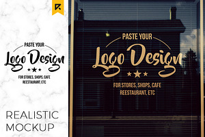 Storefront / Window Logo Mockup