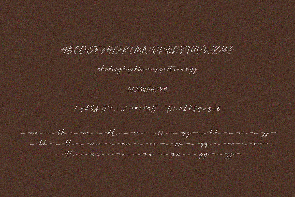 Adoraline Script Calligraphy Font, a Script Font by Pen Culture (Photo 9 of 11)