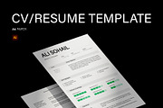 CV / Resume Template, a Resume Template by My design tools (Thumbnail 1 of 3)