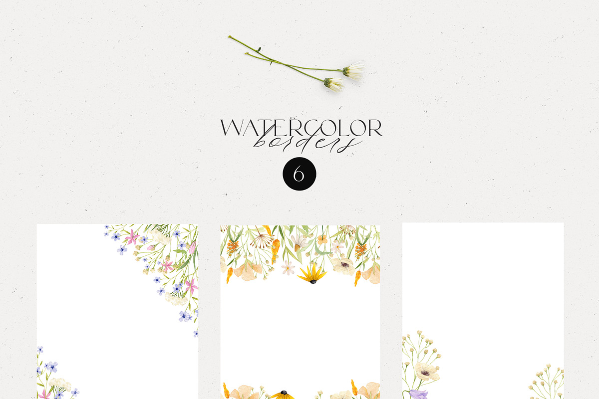 Watercolor Wildflowers Collection, an Illustration by Alisha Gronska (Photo 9 of 10)