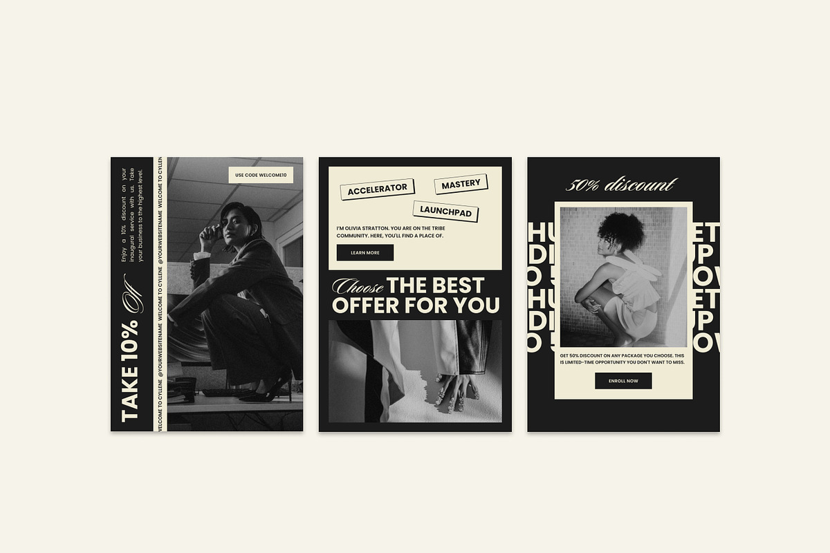 Cyllene | Canva Email Templates, an Email Template by Lavinia Visuals (Photo 2 of 9)