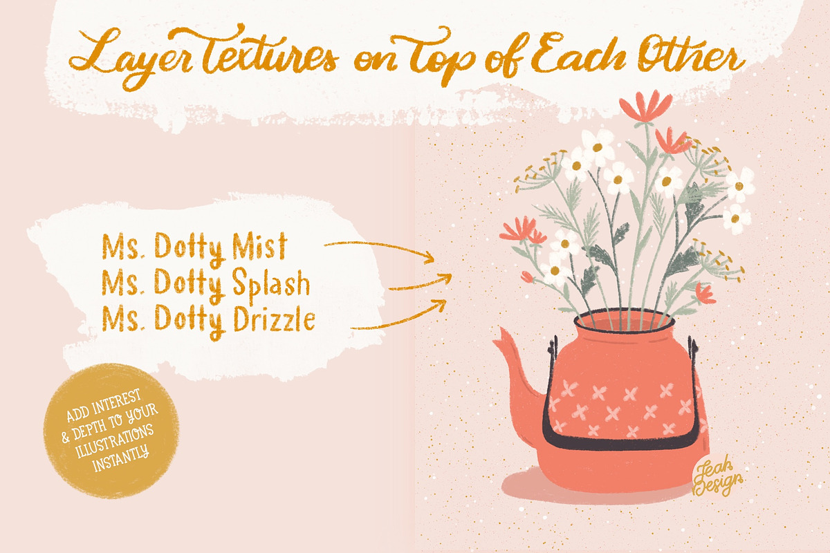 Ms. Dotty Texture Kit, a Texture Graphic by Jeah Design (Photo 6 of 9)