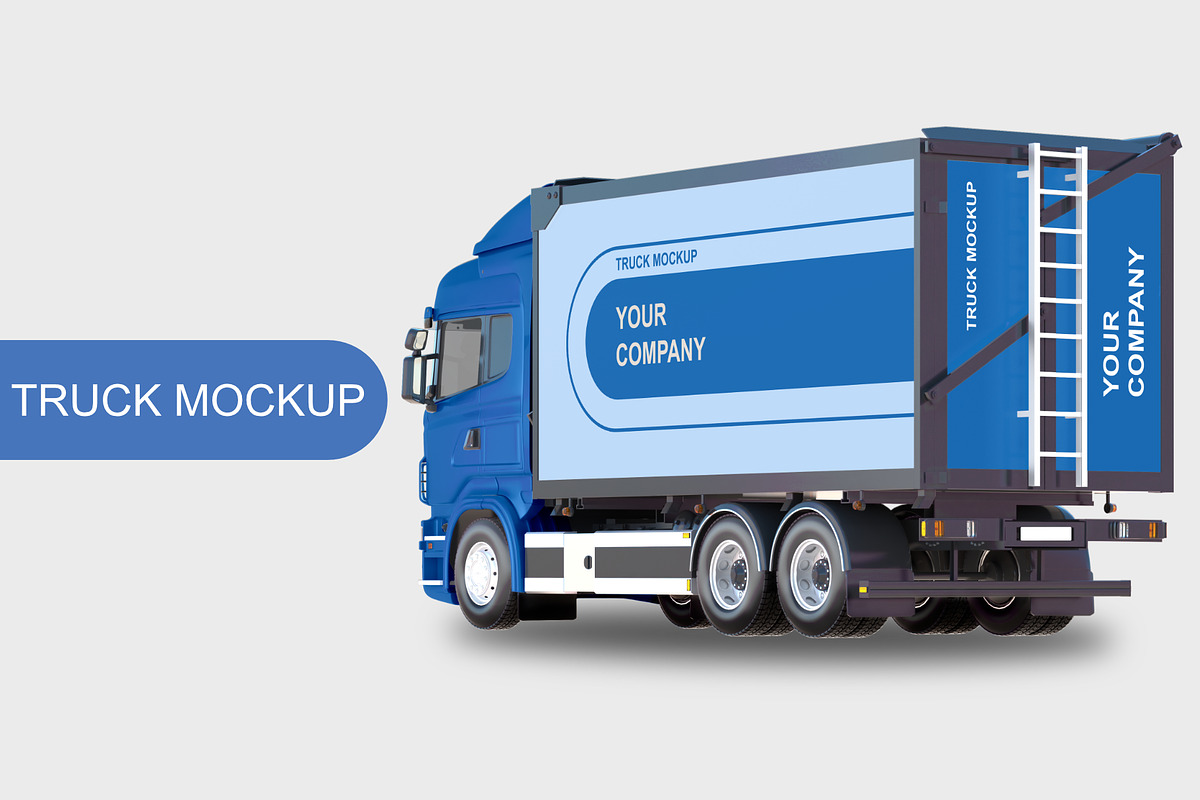 Truck Mockup, a Cups & Container Mockup by MARCOS BRITO PRO (Photo 2 of 5)