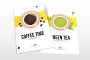 Coffee and Tea Posters, a Flyer Template by Leo Edition (Thumbnail 2 of 4)