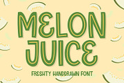 Melon Juice - Freshty Font, a Font by Good Java Studio (Thumbnail 1 of 9)