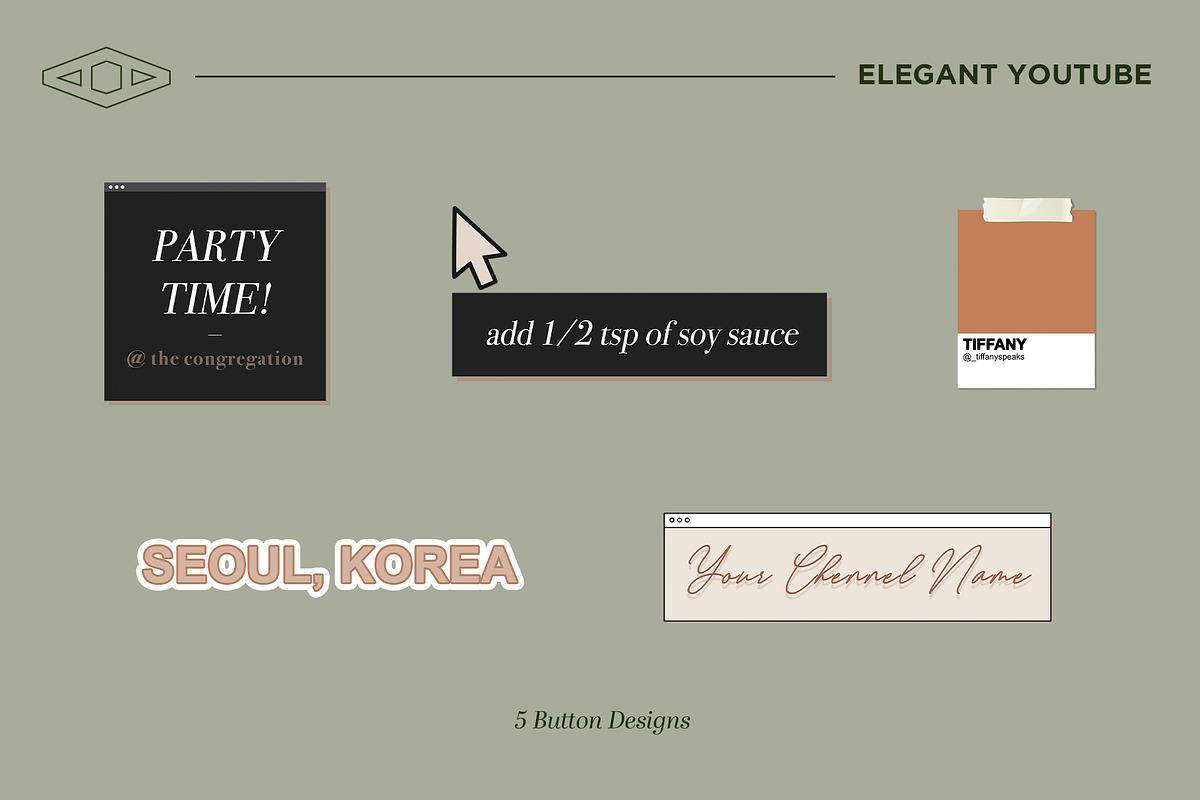 Elegant Youtube Branding Kit, a Social Media Template by Tangerine Nation (Photo 16 of 16)