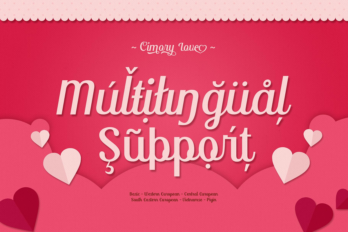 Cimory Love Typeface, a Script Font by alit design (Photo 3 of 15)