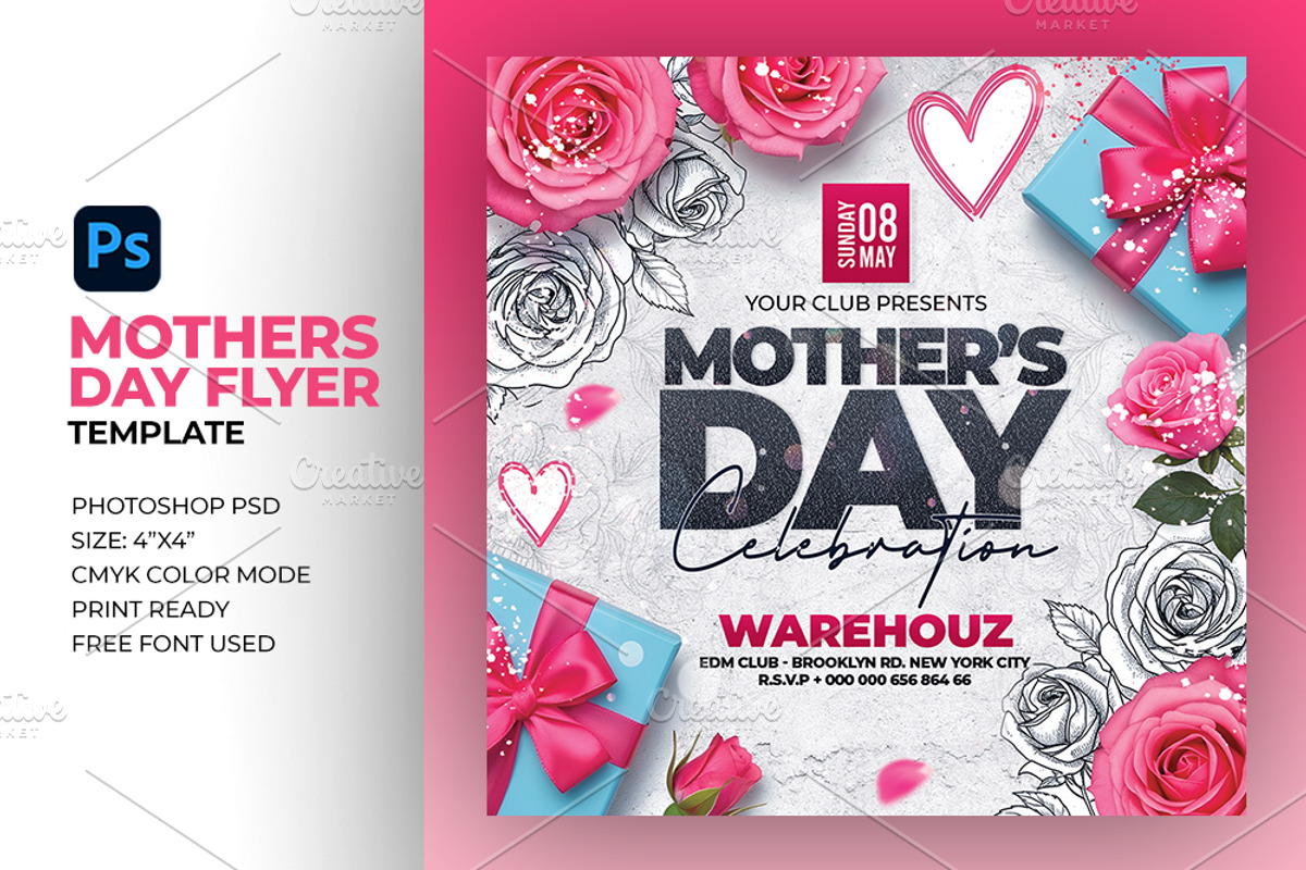 Mother's Day Flyer, a Flyer Template by Artonix (Photo 4 of 4)