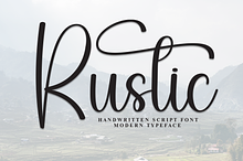 Rustic | Script Font