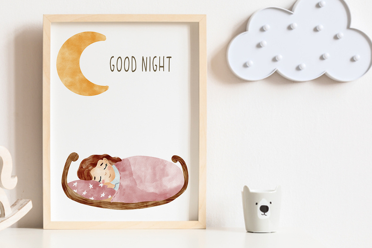 Watercolor tooth fairy clipart PNG, an Illustration by SleptArt (Photo 5 of 5)