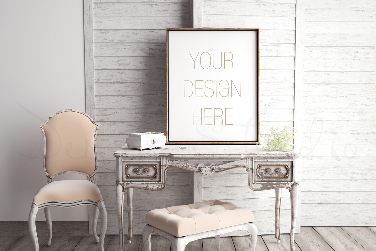 Styled Stock Photo, Frame mockup, a Print Template by HisariDS Mockup Design (Photo 2 of 3)