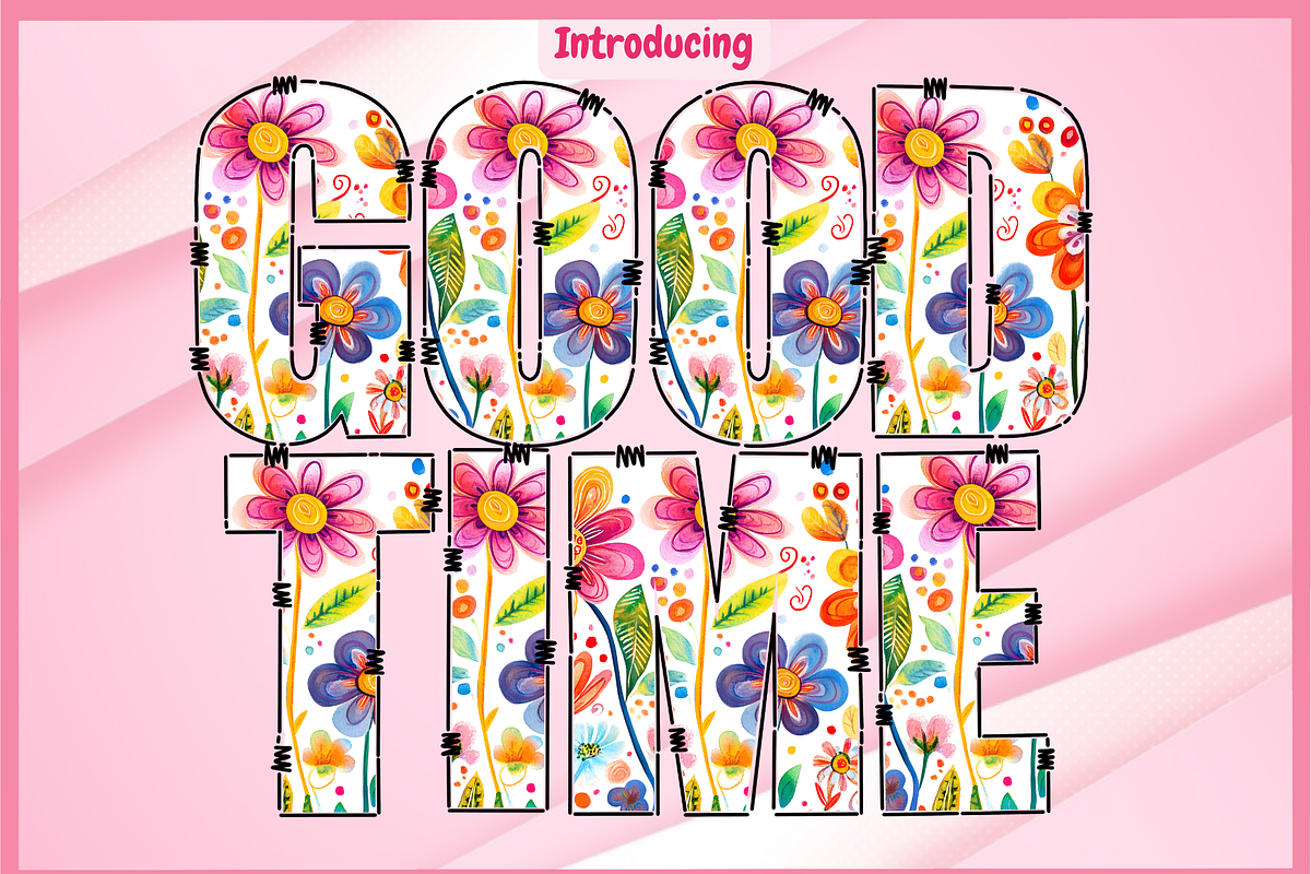 Good Time-PNG fonts, a Handwritten Font by It me digital art (Photo 1 of 6)