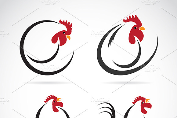 Vector Of Chicken Design.Farm Animal