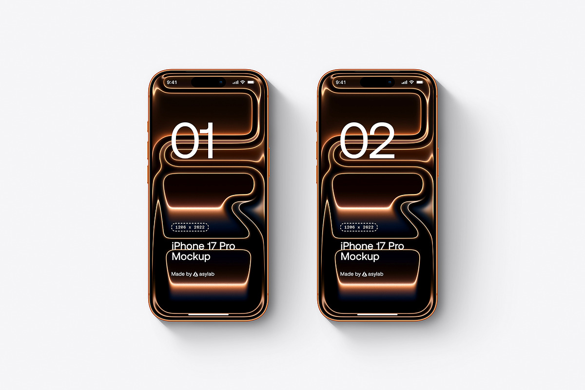 iPhone 17 Pro - 24 Mockups Scenes, an iPhone Mockup by Asylab (Photo 14 of 61)