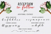 Reception to Follow, a Script Font by Lone Star Lettering (Thumbnail 13 of 13)