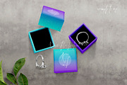 Jewelry boxes mockup, a Print Template by ⚞ Kind Illustration ⚟ (Thumbnail 7 of 8)
