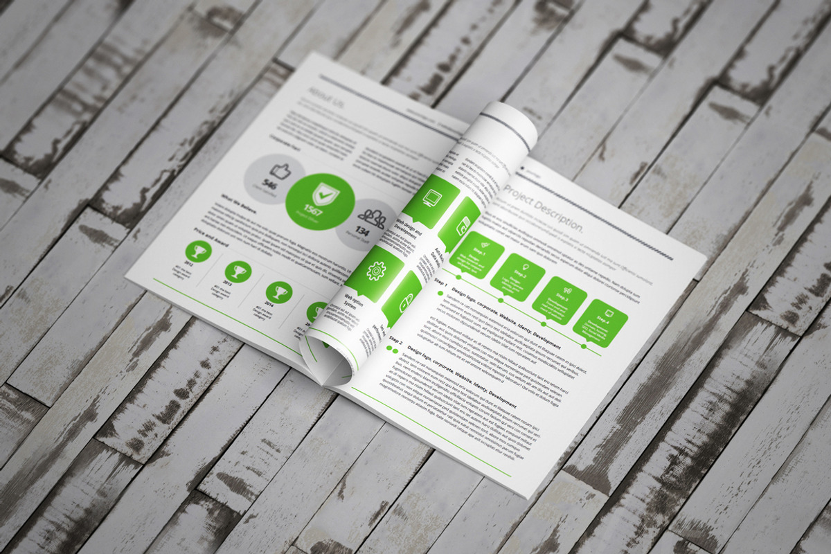 Brochure / Catalog Mock-Up, a Print Template by MassDream (Photo 8 of 20)