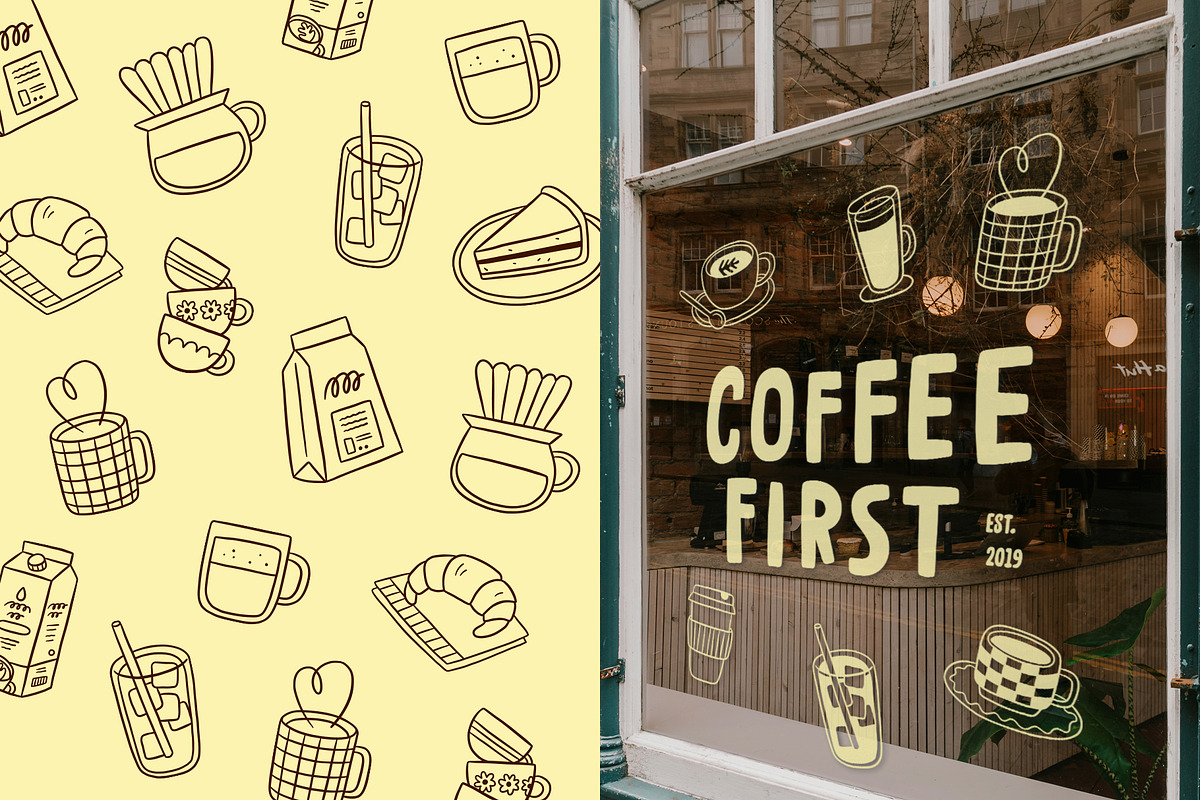 Coffee Lover Illustration Pack, a Food Illustration by Carole Chevalier (Photo 8 of 10)
