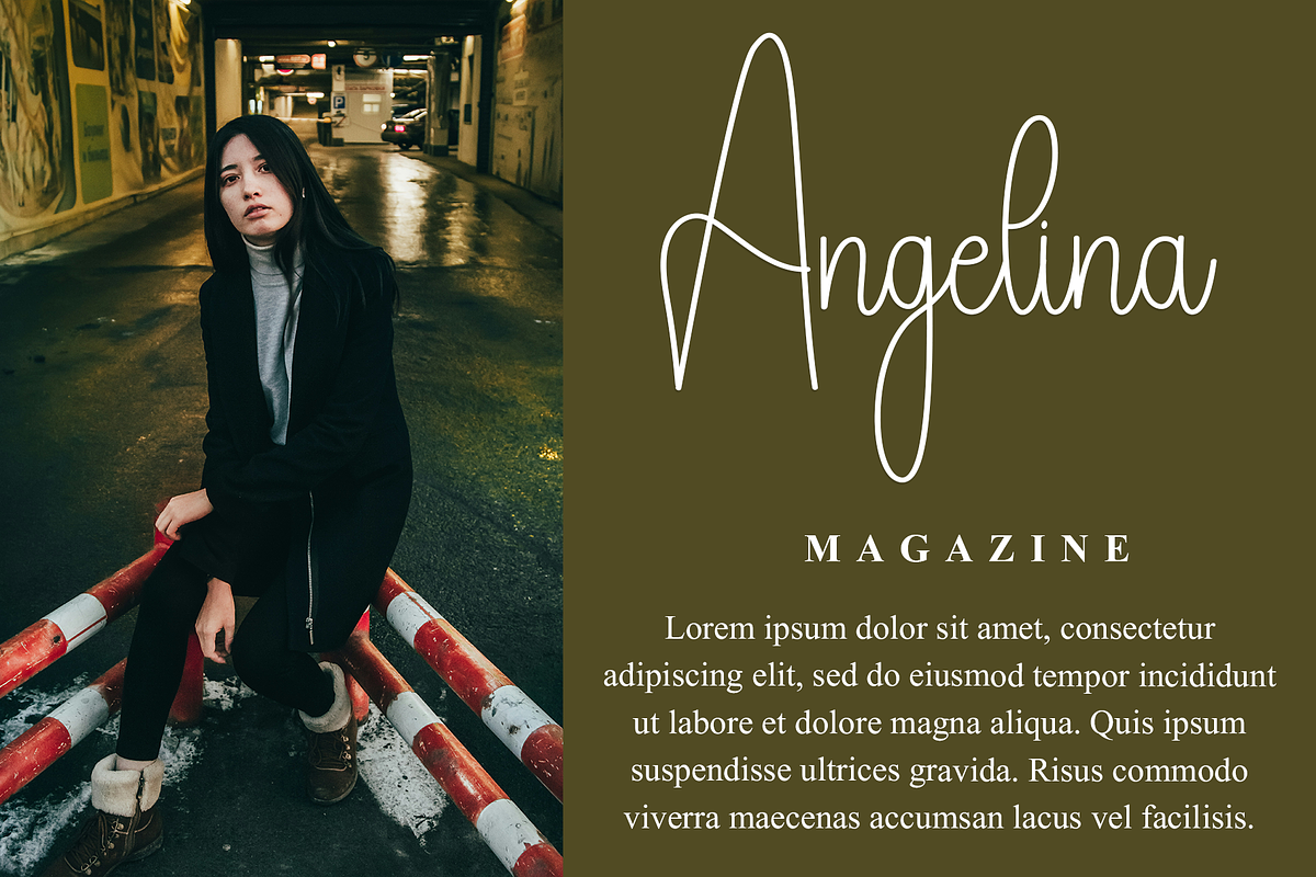 Stylish, a Serif Font by FreshTypeINK (Photo 2 of 8)