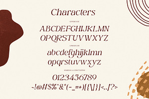 Mahony Browns Typeface