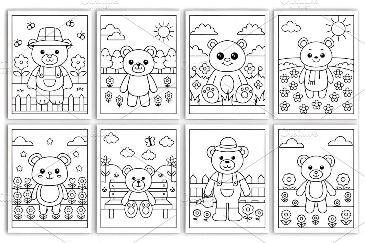 Adorable Cozy Bear Cute & Comfy, an Animal Illustration by Ink Gallery (Photo 9 of 9)