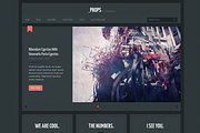 Props, a Responsive WordPress Theme, a WordPress Template by DesignerThemes.com (Thumbnail 2 of 2)